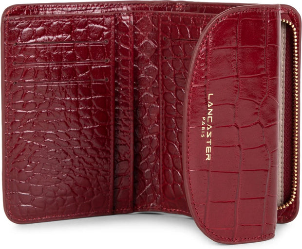 Lancaster Paris Women's Wallet - Leather - Exotic Croco