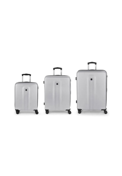 Gabol Suitcase Set - Jet - Silver