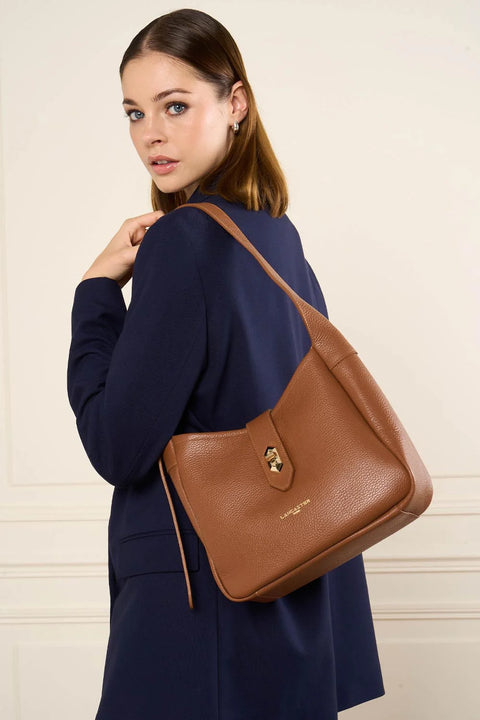 Lancaster Paris Small bucket bag - Camel - In - Orange 470-65