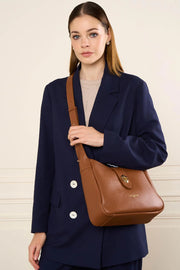 Lancaster Paris Small bucket bag - Camel - In - Orange 470-65