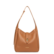 Lancaster Paris M bucket bag Top Double 470-66-CAMEL_IN_OR