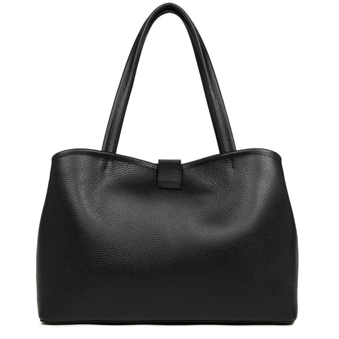 Shoulder bag - Lancaster Paris - Black - Top Double