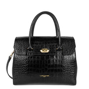 Handbag - Lancaster Paris - Black - Exo