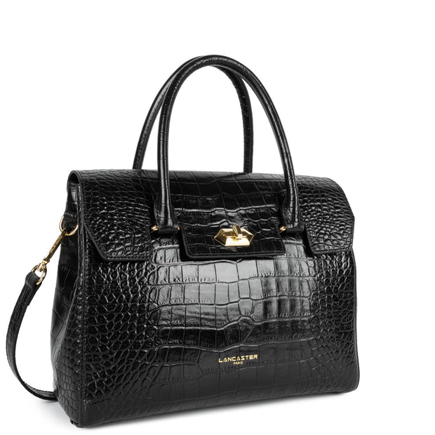 Handbag - Lancaster Paris - Black - Exo