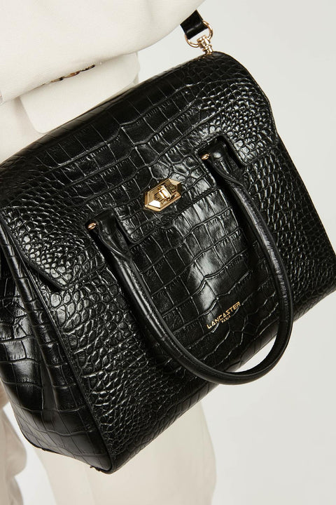 Handbag - Lancaster Paris - Black - Exo