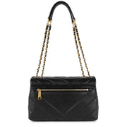 Shoulder Bag - Lancaster Paris - Black - Soft Matelasse