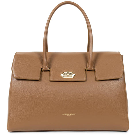 Shoulder bag - Lancaster Paris - Camel - Milano Cosmos