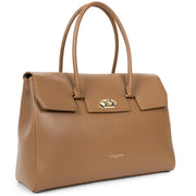 Shoulder bag - Lancaster Paris - Camel - Milano Cosmos