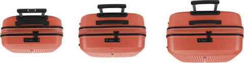 Gabol Suitcase Set - Zero - Cabin + Medium + Large travel suitcases - Coral Orange