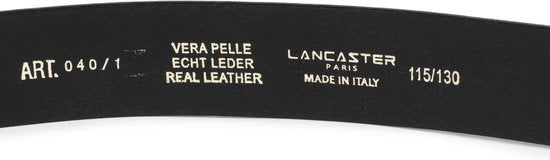 Lancaster Paris Leather Belt - 115cm