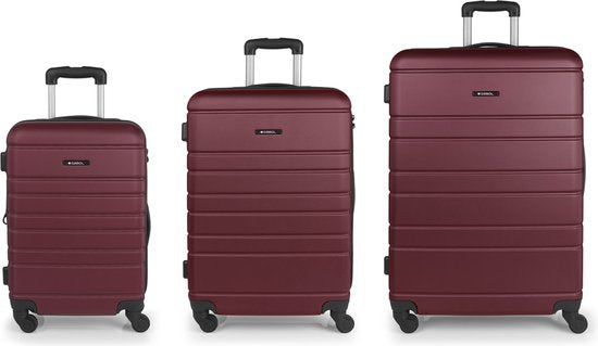 Red suitcase set deals