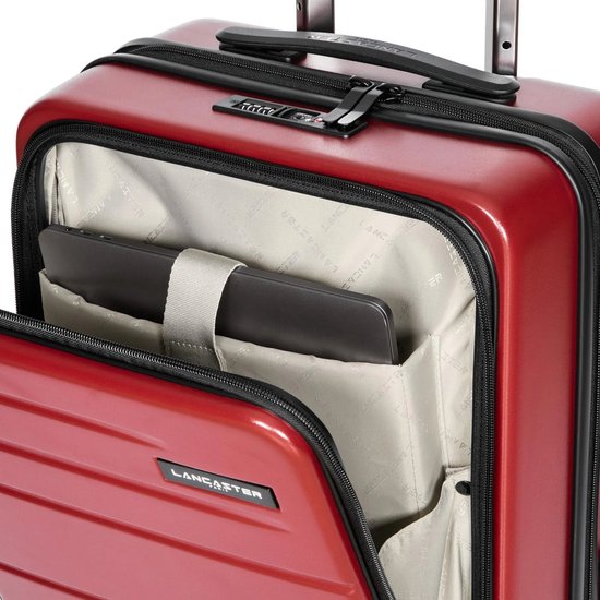 Lancaster Paris Cabin Trolley - Suitcase 55cm - with laptop compartment