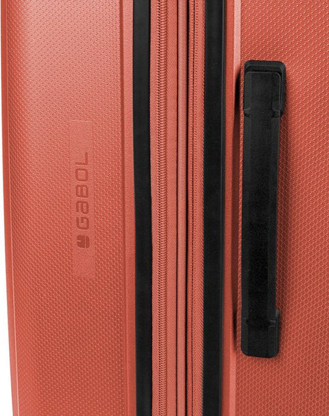 Gabol Suitcase Set - Zero - Cabin + Medium + Large travel suitcases - Coral Orange