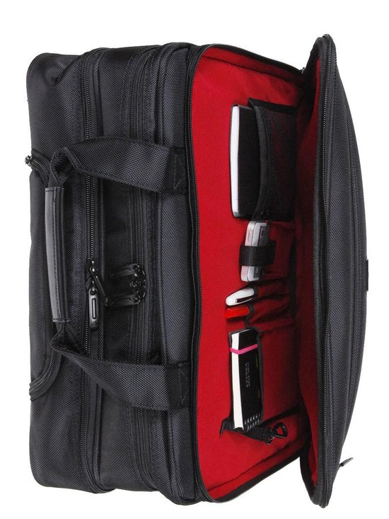 Davidt's Q0641 - Sac business trolley 'Davidt's' noir bleu (spécial ordinateur 1 Davidt's Q0641 - Sac business trolley 'Davidt's' noir bleu (spécial ordinateur 1