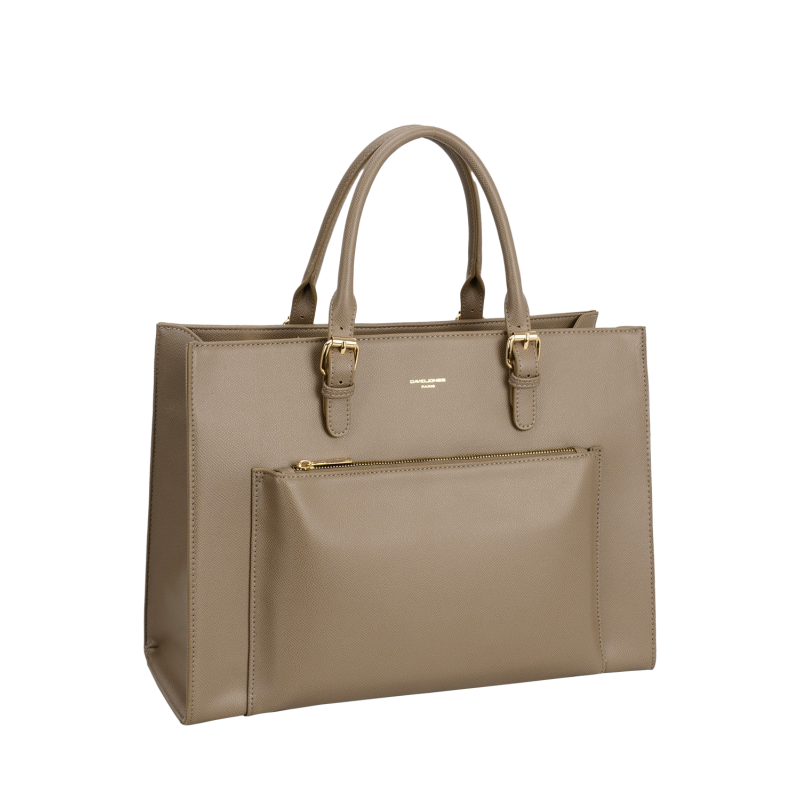 Big Handbag David Jones Taupe - Main Image