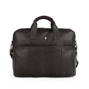 Gabol Status - Laptop bag 15.6 inches - 3 compartments - Dark brown