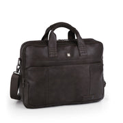 Gabol Status - Laptop bag 15.6 inches - 3 compartments - Dark brown